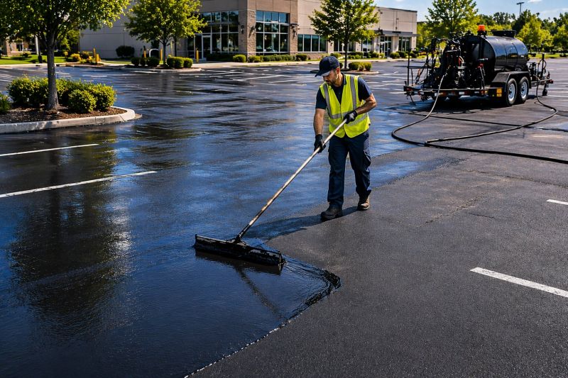 Asphalt Parking Lot Sealing in Greenville, SC