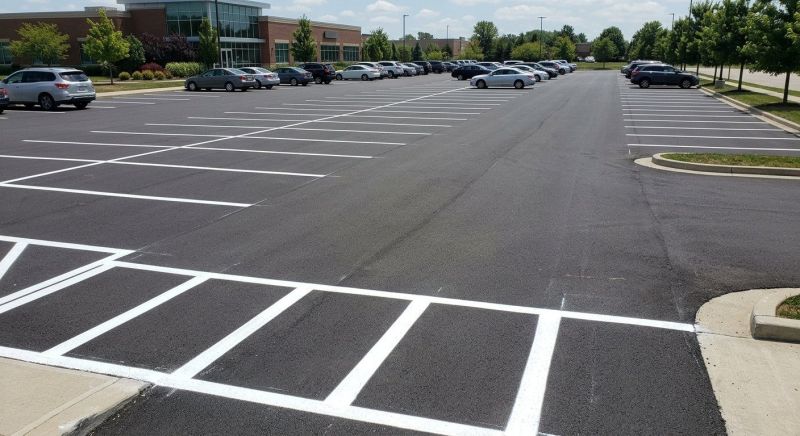Asphalt Striping in Roswell, GA