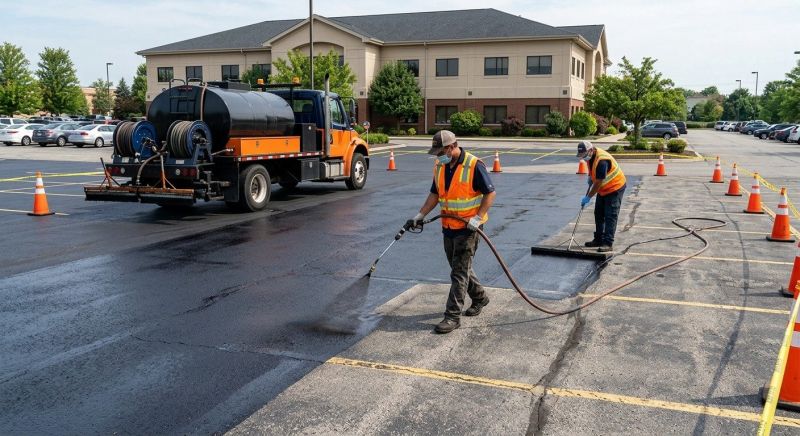 Commercial Parking Lot Sealing in Miami Dade County, FL
