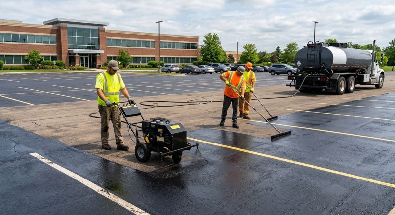 Commercial Pavement Sealing in Greenville, SC