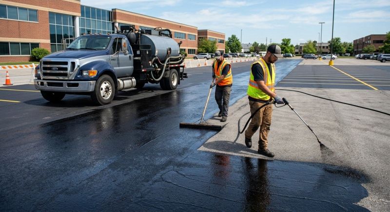 Commercial Pavement Sealing in Grand Rapids, MI