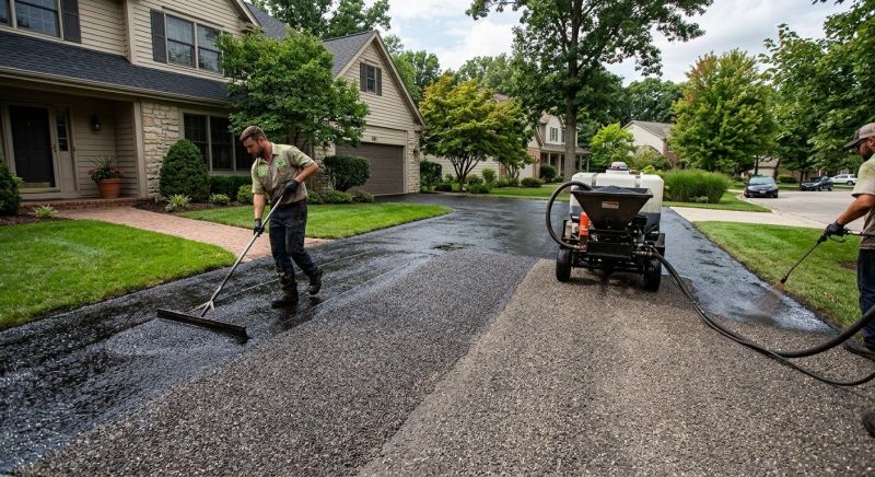 Residential Driveway Sealcoating in Columbus, OH