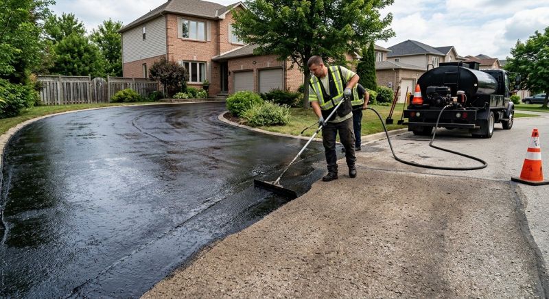 Residential Driveway Sealcoating in San Antonio, TX