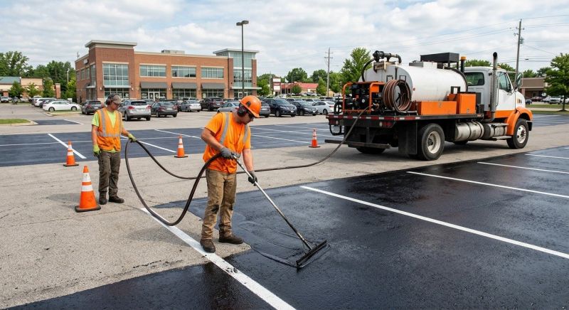 Commercial Parking Lot Sealing in Grand Rapids, MI